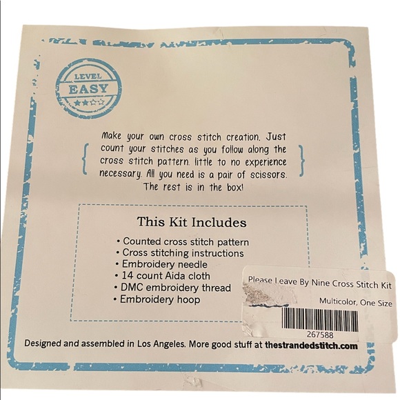 Cross stitch kit please leave by 9pm NEW - Picture 2 of 2